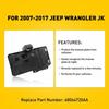 Rear License Plate Mounting Holder Bracket &Light For 2007-2017 Jeep Wrangler JK