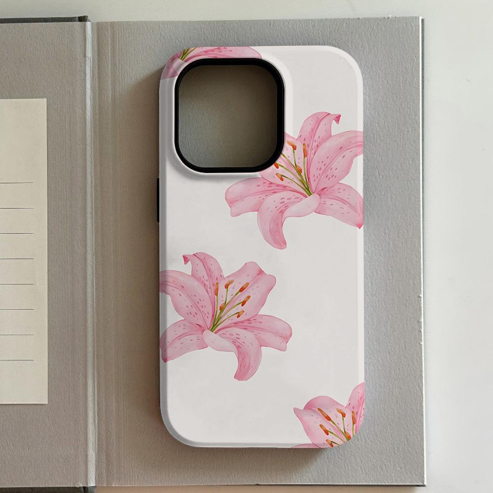 Luxury Color Textured Polka Dots Phone Case for iPhone 17 16 15 14 13 12 11 Air Pro Max Plus Luxury Double-layer Back Cover