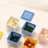 Double-Layer Refrigerator Storage Box Ginger Scallion Onion Containers Sealed Fruits Vegetables Drain Crisper Kitchen Supplies