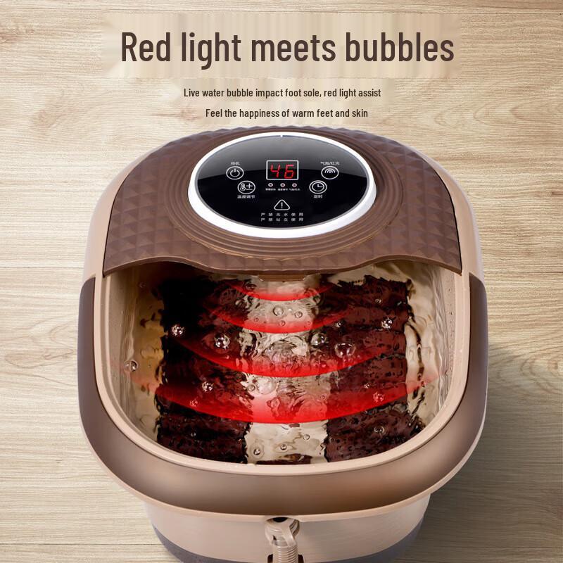 Kangzuo Multifunktionales Beheiztes Fußbad-Massagegerät