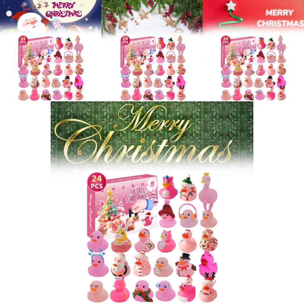 Adorable Pink Duck Countdown Blind Box Toy For Interactive Emotional Development