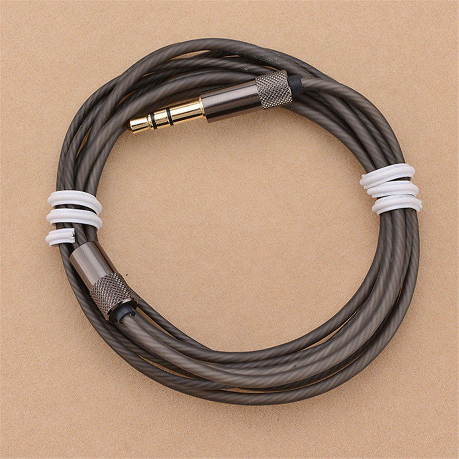 

DIY аудиокабель для наушников 3,5 мм сменный кабель для наушников Xiaomi монокристаллический медный провод для ремонта наушников коричневый