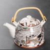 Pabe Retro Ceramic Lifting Handle Teapot