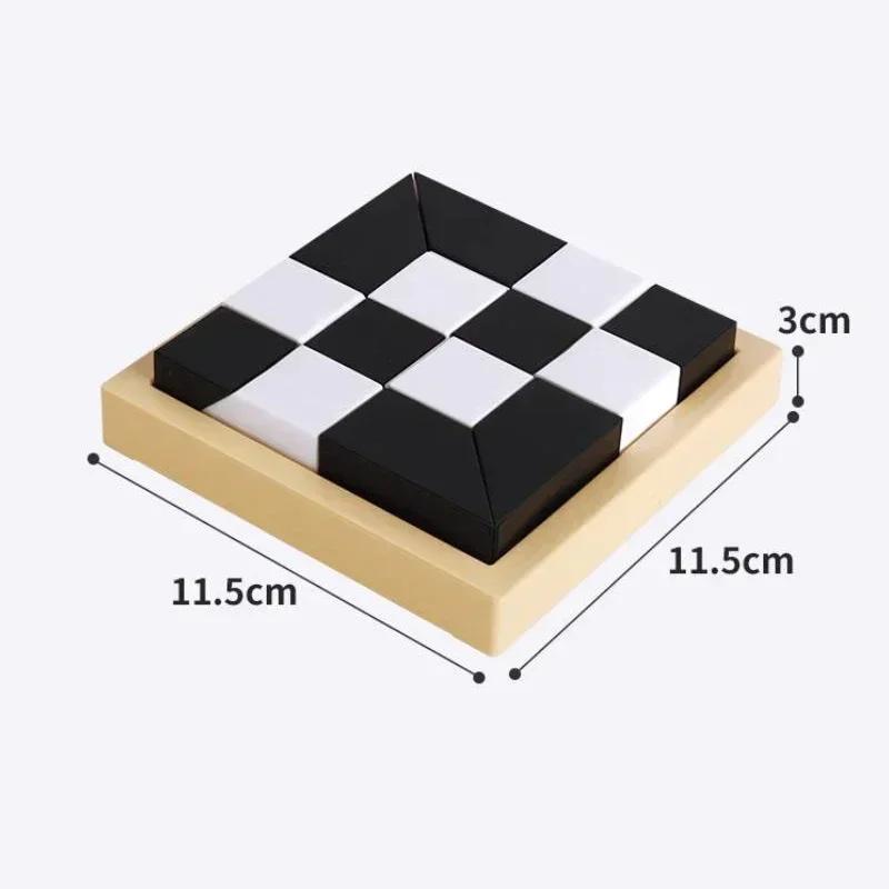 120/370 Level Black White Hidden Building Block Children's Intelligent Puzzle Toys Puzzle Parent-child Interactive Tabletop Game