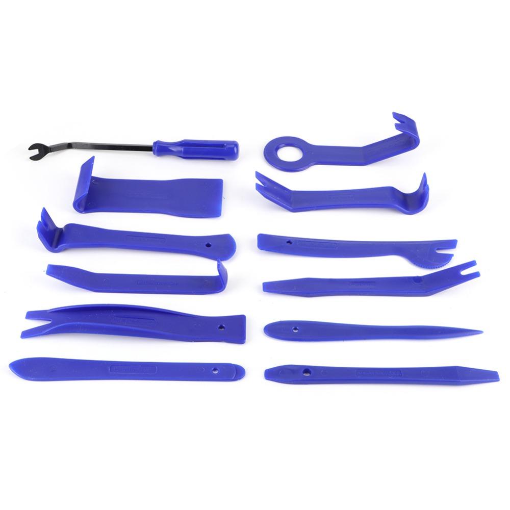 12PCS Universal Auto Trim Removal Tool Kit Auto Clip Removal Pry Tool  Car Audio Installer