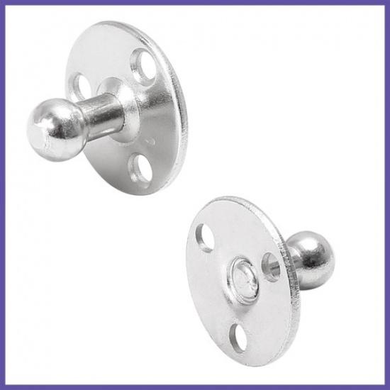 2Set 10mm Car Ball Studs Mounting Brackets for Gas Struts Shocks with Screw