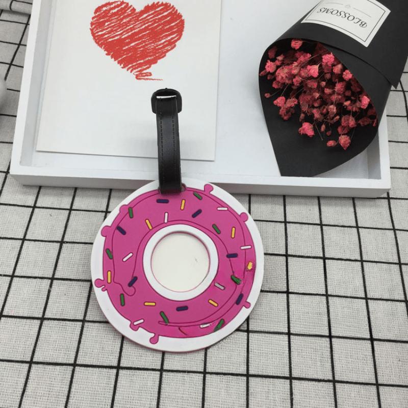 Fruit Cartoon Silicone Luggage Tag for Women/Men Suitcase ID Address Holder Boarding Tag Portable Label Travel Accessories