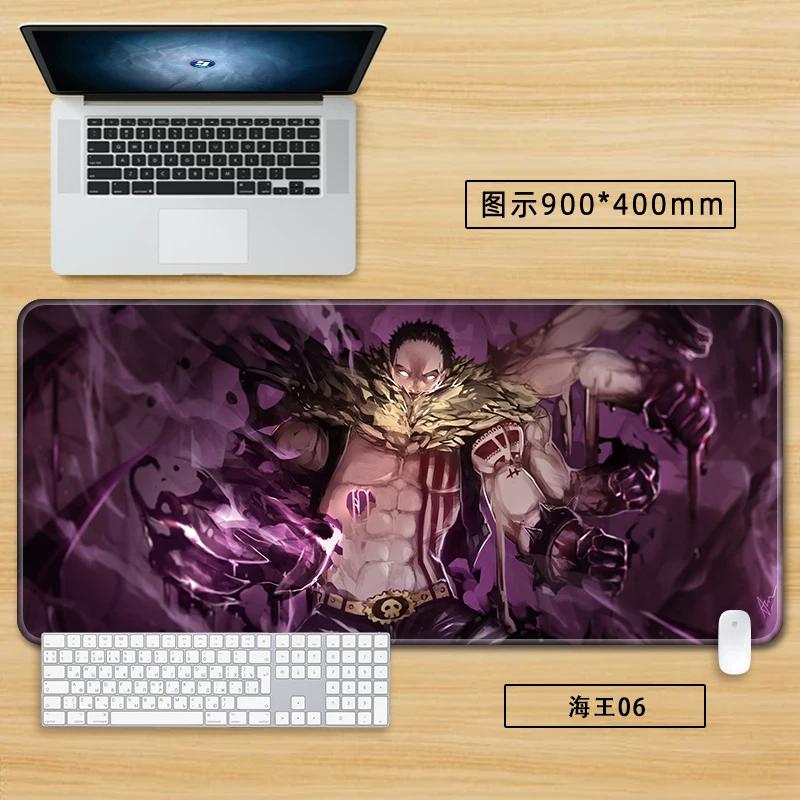 Anime Merchandise ONE PIECE Office Mouse Pad Oversized Boys Nautical King Animation Game Roronoa Zoro Computer Keyboard Cute Large Desktop Table Mat