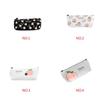 Fruit Printed Zipper Pencil Bag Students Pen Cases Stationery Office Supplies