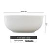 Jingdezhen Bone Ceramic White 7-inch All-Purpose Bowl