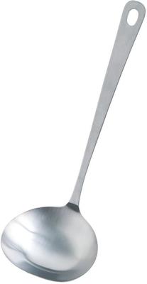 Shimomura Kihan Ladle In Stainless Steel Oval Shape Fits the Side of a Seamless Easy To 75ml Mama 46437 Easy-Scooping [Made Japan] Dishwasher-Safe
