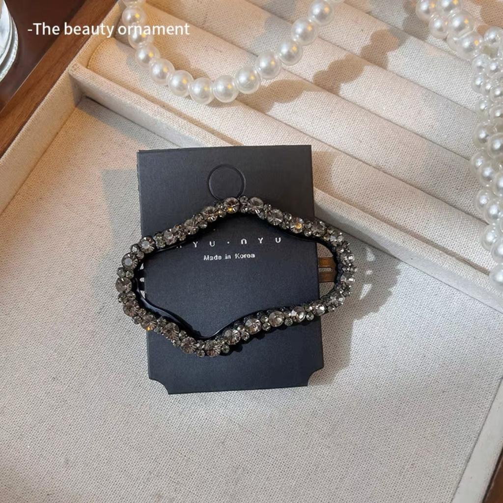 Rhinestones Braided Hair Clips For Girls Hairclip with 3 Flowers Hair Span With Crystalllume Women Hairpin Hair Accessories