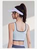 Women's High-Support Shockproof Color Block Sports Bra - Bust-Enhancing, Side-Slimming, Ideal for Yoga & Outdoor Activities