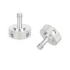 Steel 1/4inch Threaded Knob Screw Adapter With Hole For Quick Release Photography Equipment Fastening & Tightening
