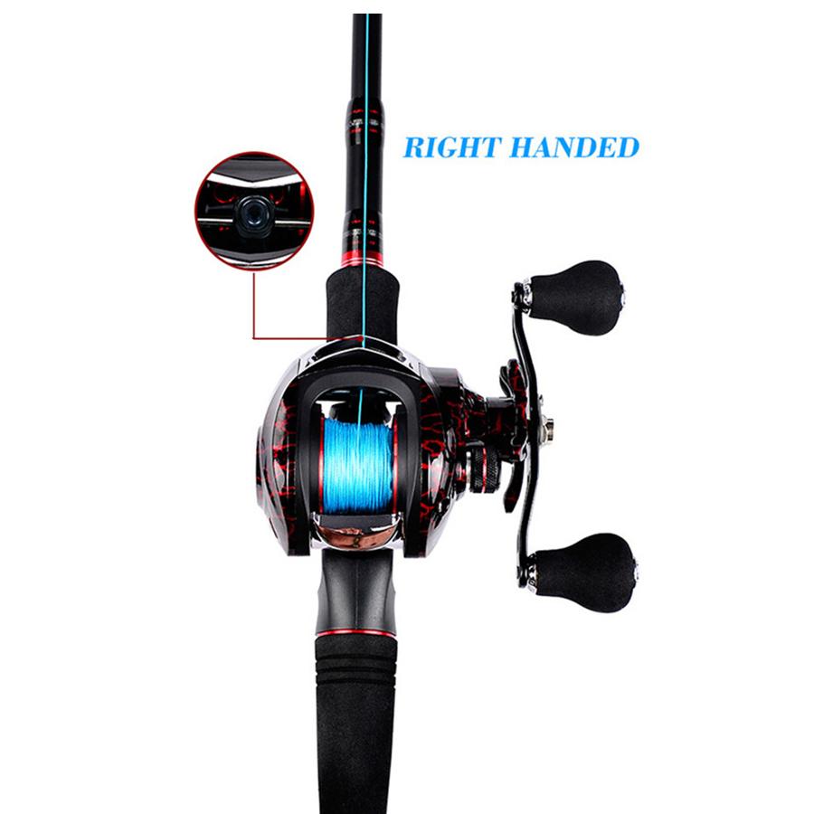 Fishing Baitcasting Reel 18+1BB 7.1:1 Gear Ratio Salt/Freshwater Right Hand