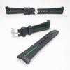 Exclusive Rubber Strap with Green BLANCPAIN×Swatch (Black Lines)