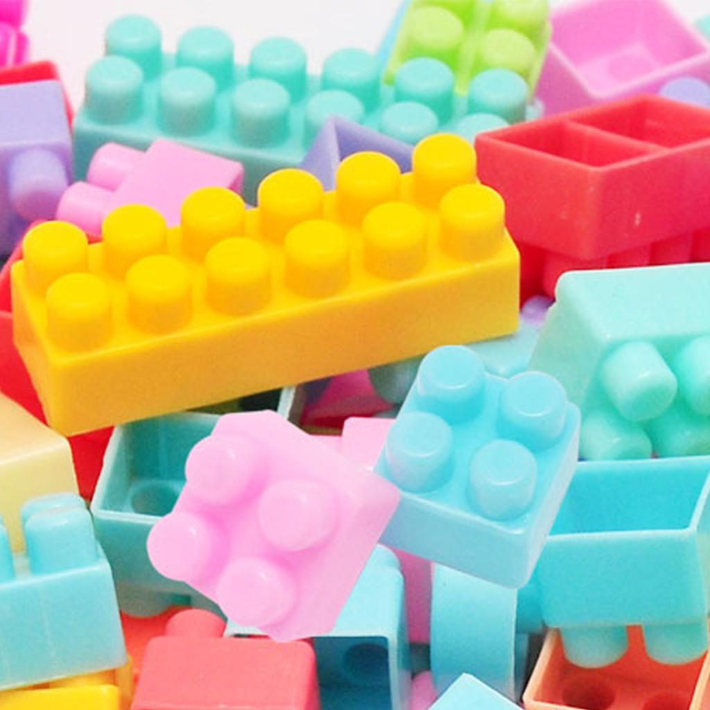 Kids Blocks Toys Kit Building Blocks Sensory Toys Assembly Blocks Educational Enlightenment Toy Type 1