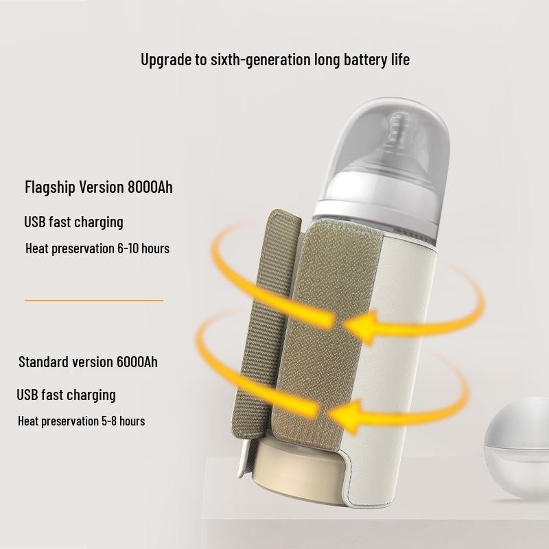 Portable Battery-Powered Bottle Warmer: Intelligent Temperature Control for Baby Milk Insulation