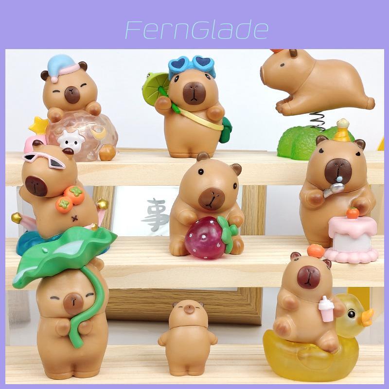 Capybara Alltags PVC Schreibtischspielzeug Sammlerstück für Kinder und Geschenke