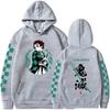 Demon Slayer Japan Anime Plus Size Hoodie Tanjiro Kamado Men Women Sweatshirts Y2k Harajuku Unisex Clothes Tops