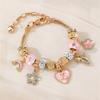 Bracciale Corona di Fiori Estiva da Spiaggia per Donna con Accenti di Conchiglie per la Vacanza