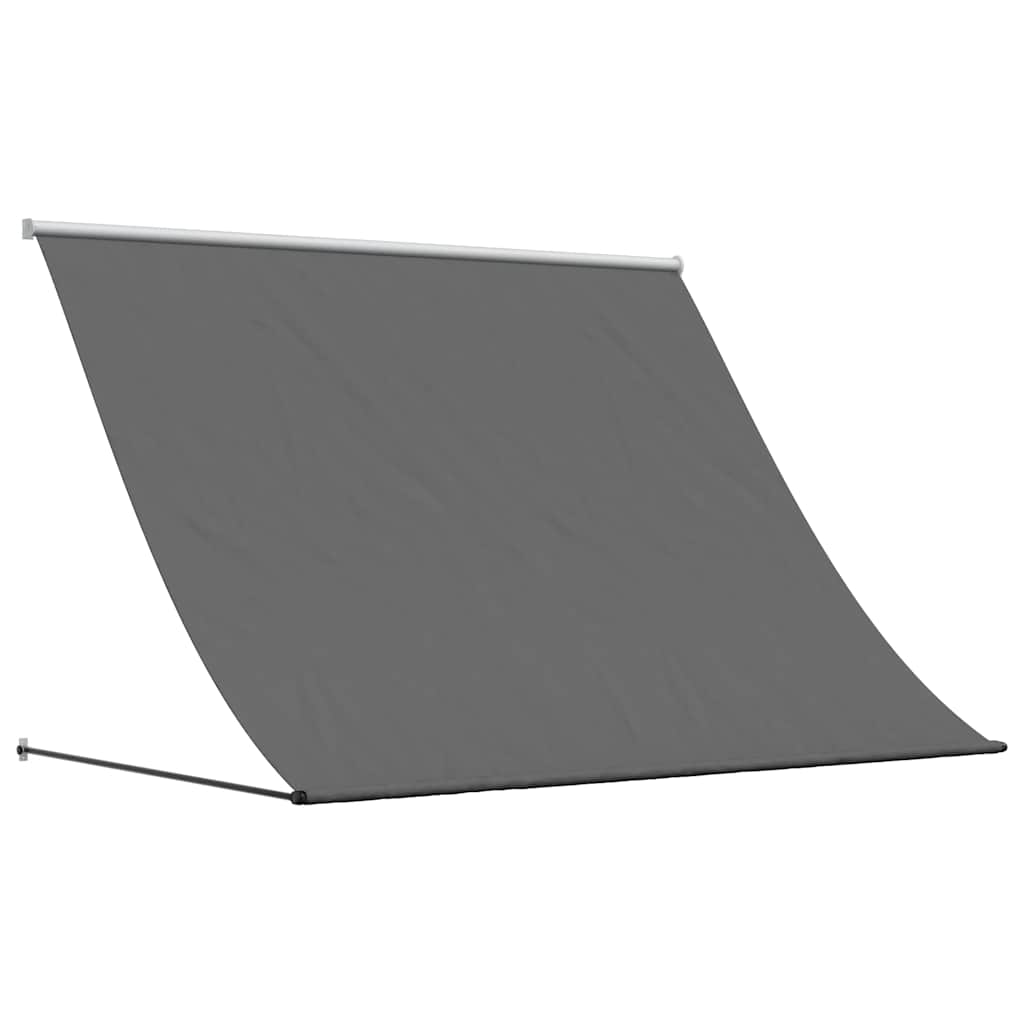 Retractable Awning Anthracite 200 X 150 Cm Fabric and Steel