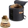 Window Hat Storage Box Dustproof Cowboy Hat Container Round Cap Organizer Bag  Outdoor