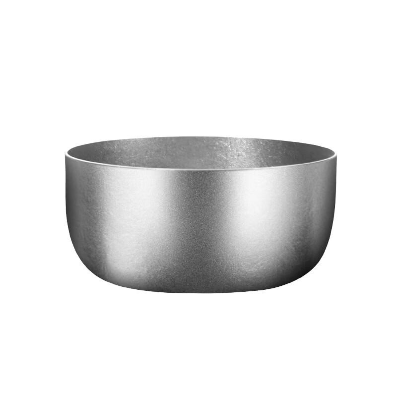 

ZISIZ Retro 304 Stainless Steel Round Snack Bowl