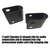 Quick Release U Shaped Audios Clip Wall Mount Iron Hook for Fast Speaker Attachment in Professional Sound Systems 2pcs