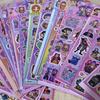 new K-Pop Demon Hunters Laser Stickers - Anime & Cartoon Style, Cute & Creative Stickers for School Supplies and Home Decoration