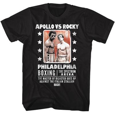 Rocky Balboa T-Shirt APOLLO CREED 1976 Heavyweight Championship Fight Black Unisex T-Shirt