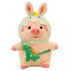Cartoon Dinosaur Pig Plush Doll With Pp Cotton Filling For Birthday Gifts And Kids