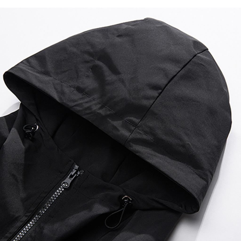 Autumn New Men's Loose Colored Hooded Jacket Charge Coat Cardigan Coat
