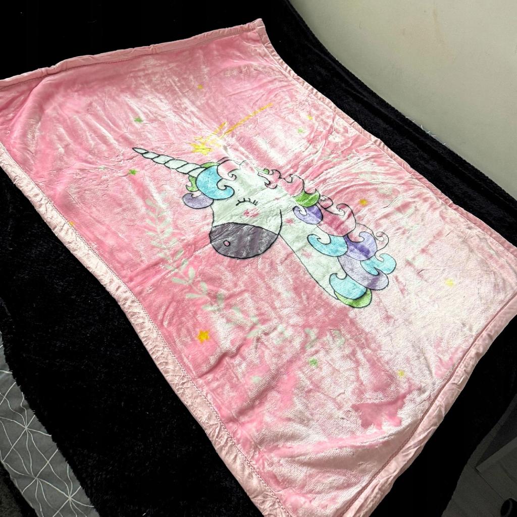 Unicorn Blanket Children's Warm Fleece Throw 130X150