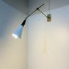 Sputnik Leuchte Küchenleuchte Italienisches Diabolo Design Wandleuchte 1950er Mid Century Leuchte Wandleuchte Zweifarbig Rohmessing