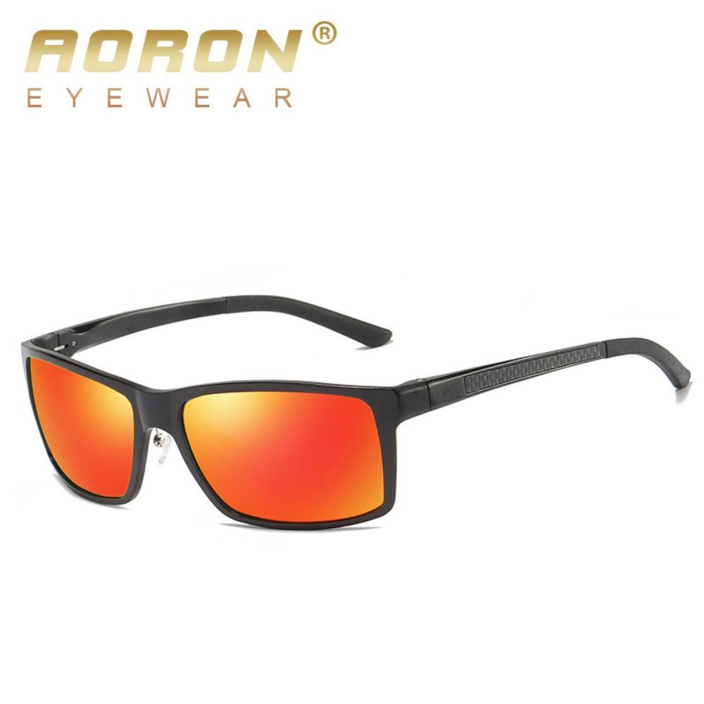 aoron Men's Aluminum Magnesium Polarized Sunglasses Glasses Sunglasses Driving Glasses Glasses