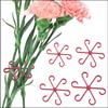 8PCS Reusable Plant Stem Folding Frame Garden Tools No Stake Trellis Plant Stem Support Support Branches Stem Organizer