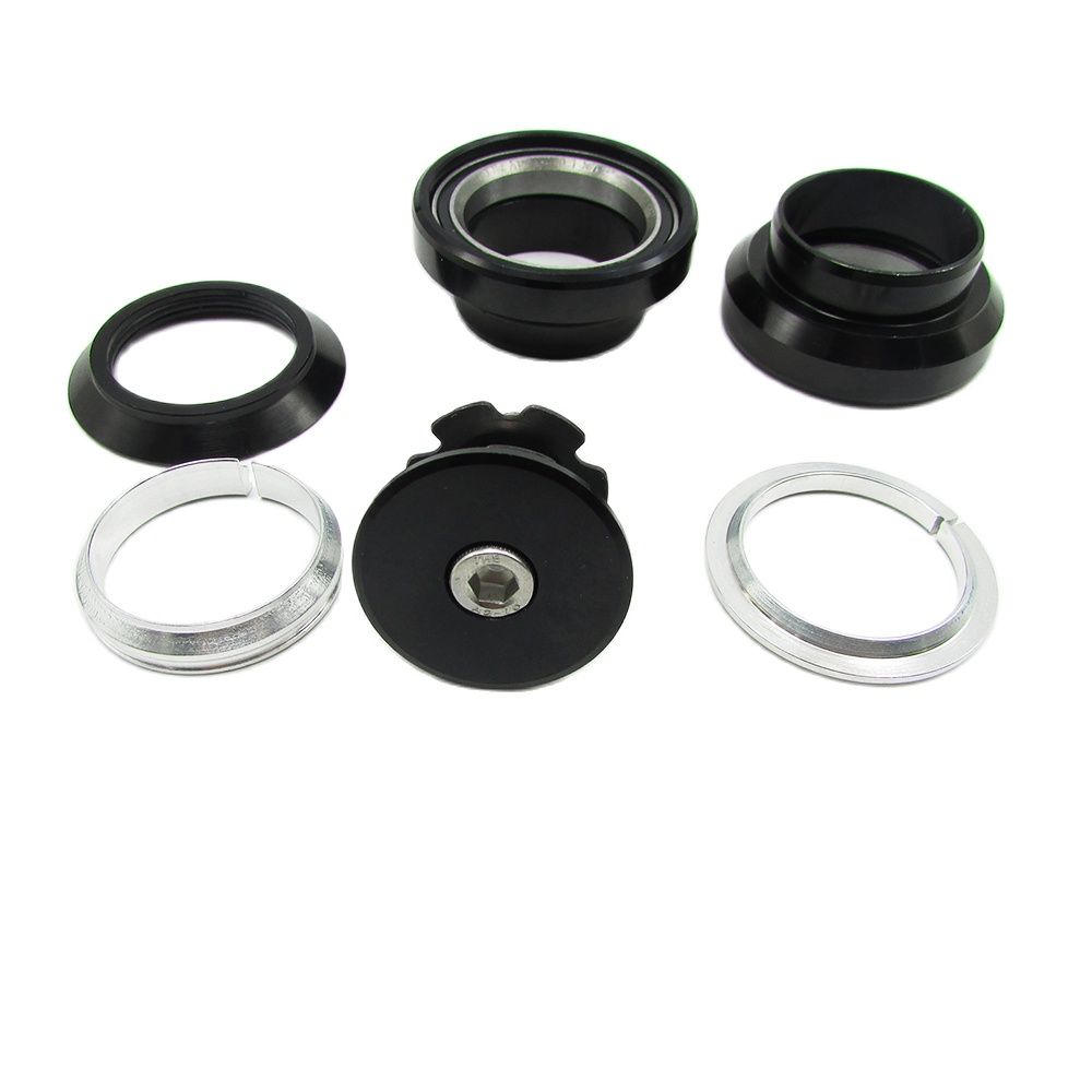 Mountain Bike Road Bike 2 Bearing Headset 1 1/8" 34MM Steering Top Cap Cover External HeadsetsSealed Threadless Fork Stem