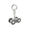 Steel Hardware Barn Door Rollers Ceiling Mount Heavy Duty Sliding Door Hanger  Wardrobe Doors