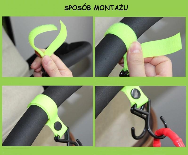 Hook Holder Shopping Hook With Velcro For Baby Stroller For Bag