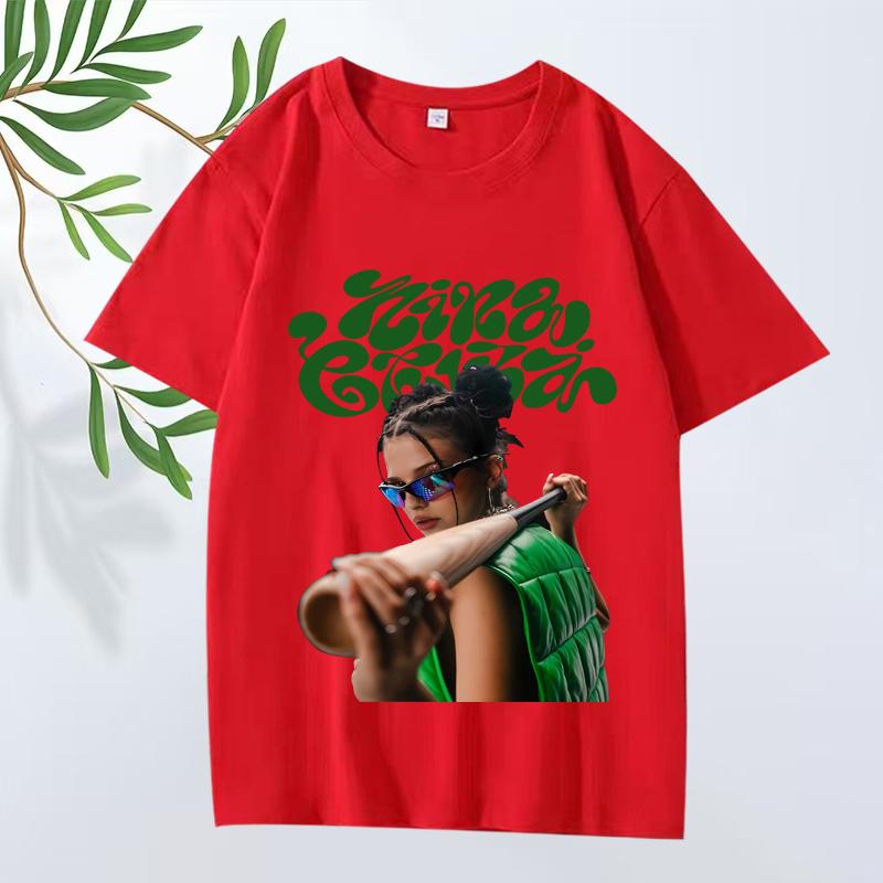 Tričko s grafikou Nina Chuba Classic ve vintage stylu 2025 pánské dámské Nadměrné 100% bavlna s krátkým rukávem Letní potisk Unisex topy