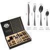 ZISIZ 24-Piece Stainless Steel Cutlery Set