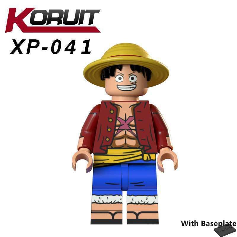 Minifigures Anime Film and Television Series One Piece King Luffy Solonna Beauty Robin Building Blocks Toys for Kids