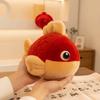 Plush Material Red Carp Plush Toy Cartoon Captured In Reality Goldfish Stuffed Doll  Good Fortune