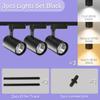 Spot Led Track Light 220V Ceiling Light COB Spotlight Rail Lamp Fixture for Living Room Clothing Store Full Set Track Lighting
