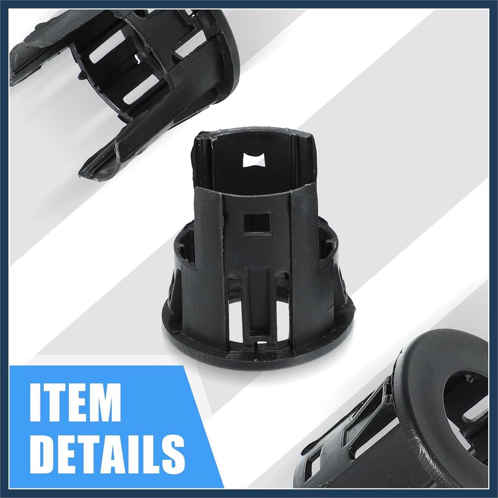 4PCS Parking Assist Sensor Bezels for Front or Rear Bumper for Dodge for Ram 1500 Backup Parking Aid Sensor Retainer Bracket for Ram 1500 Classic