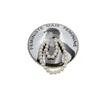 CHANEL Bag accessories feminist Brooch Pin batch metal white Women Storage box Used