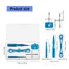 Aluminum Alloy Fishing Reel Repair Tool Set Including Bearing Extractors And Wrench For Easy Disassembly And Maintenance