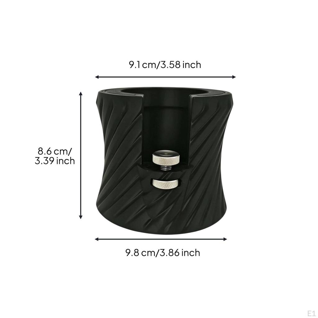 Coffee Pressing Stand Spiral Grooved Portafilter Knurled Screws Adjustable Holder