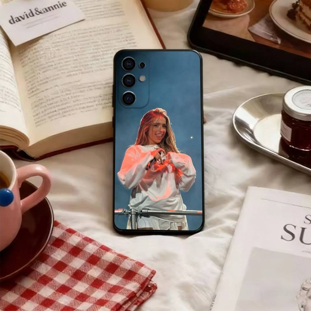 Tate McRae Phone Case For Samsung S25,S24,S21,S22,S23,S30,Ultra,S20,Plus,Fe,Lite,Note,10,Black Cover